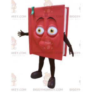 Κόκκινο και μαύρο Giant Book Στολή μασκότ BIGGYMONKEY™.