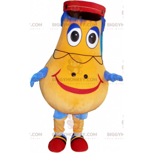 Yellow Man BIGGYMONKEY™ Maskotdräkt. Potatis BIGGYMONKEY™