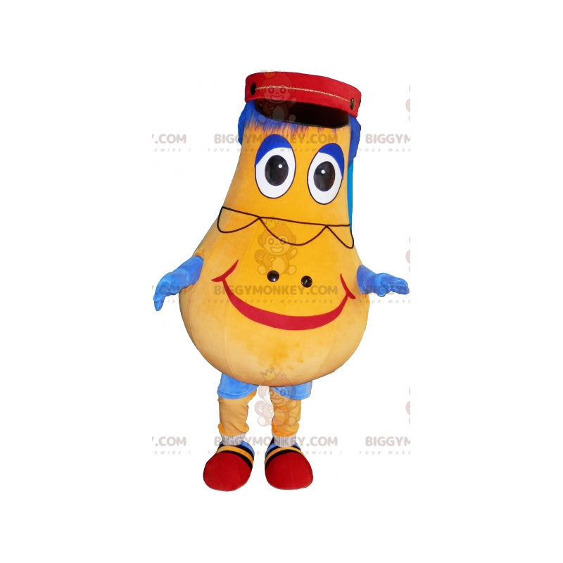 Yellow Man BIGGYMONKEY™ maskotkostume. Kartoffel BIGGYMONKEY™