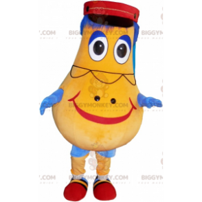 Yellow Man BIGGYMONKEY™ Mascot Costume. Potato BIGGYMONKEY™