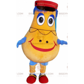 Yellow Man BIGGYMONKEY™ Maskotdräkt. Potatis BIGGYMONKEY™