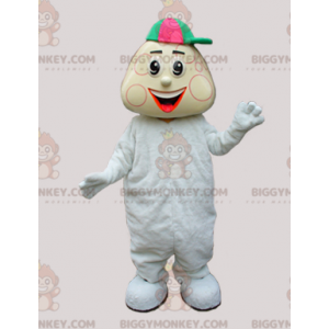 BIGGYMONKEY™ Baby Boy Doll -maskottiasu, valkoinen Babygros ja