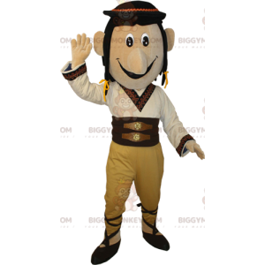 BIGGYMONKEY™ costume mascotte da uomo vestito con il