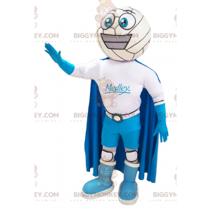 BIGGYMONKEY™ Costume da mascotte pupazzo di neve sorridente con