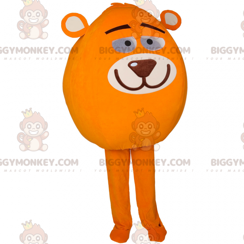 BIGGYMONKEY™ Welpenbär-Maskottchen-Kostüm mit Teddybärkopf -