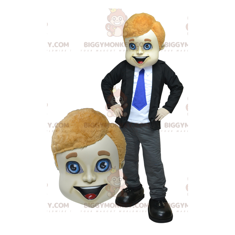 Costume de mascotte BIGGYMONKEY™ d'homme de commercial en