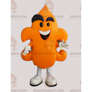 Divertido disfraz de mascota Orange Man BIGGYMONKEY™. disfraz