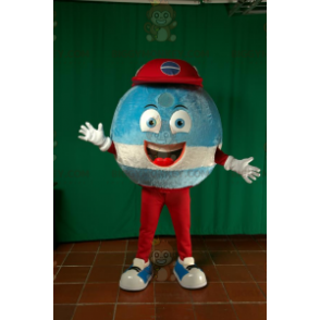 BIGGYMONKEY™ Mascot Costume with Round Head and Cap -