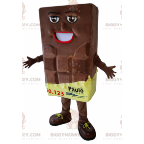 Gigantische chocoladereep BIGGYMONKEY™ mascottekostuum -