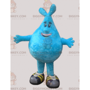 Costume de mascotte BIGGYMONKEY™ de bonhomme bleu en forme de
