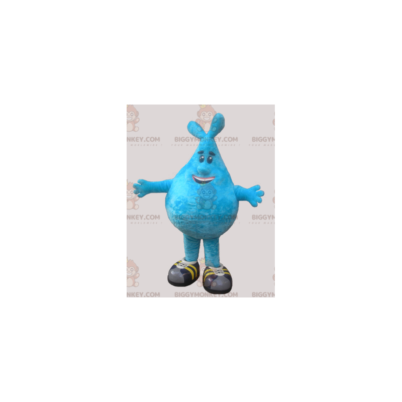 Traje de Mascote Homem Lágrima Azul BIGGYMONKEY™ –