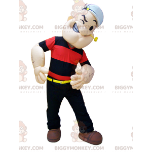 Kostium maskotki BIGGYMONKEY™ słynnego Popeye'a z fajką i