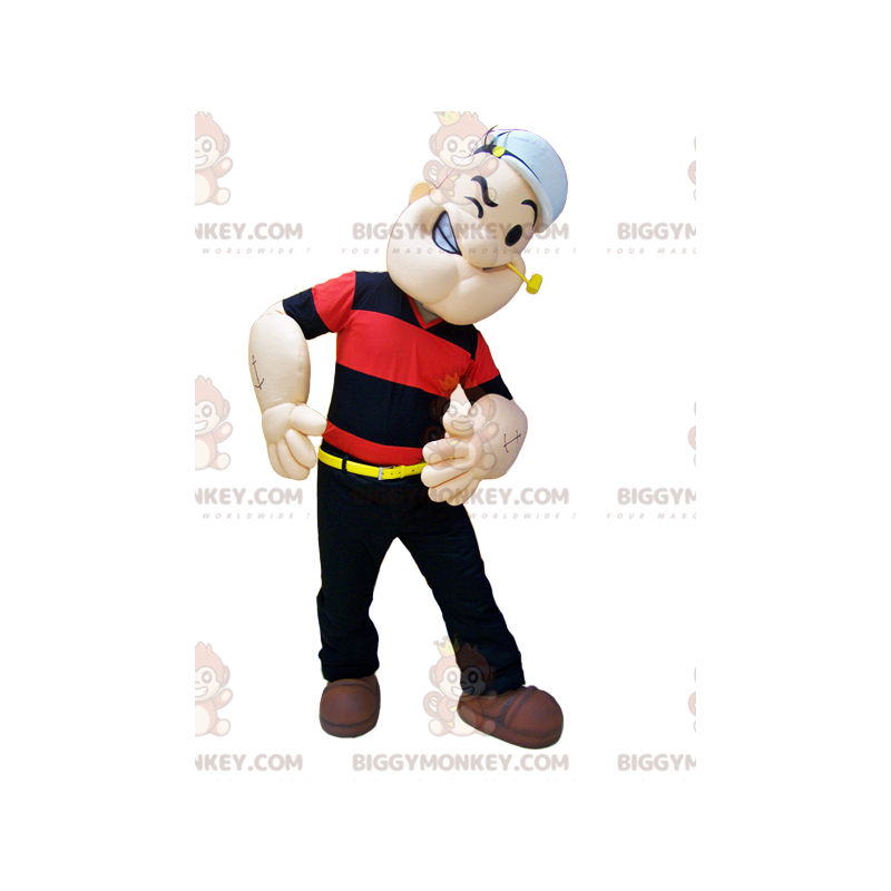 BIGGYMONKEY™ mascottekostuum van het beroemde personage Popeye