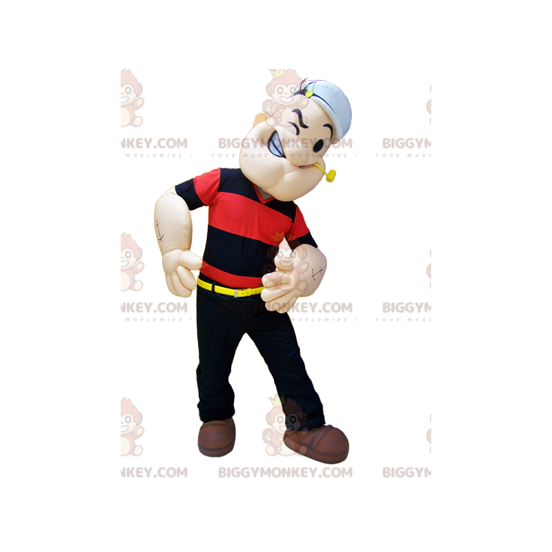 Costume de mascotte BIGGYMONKEY™ du fameux personnage Popeye