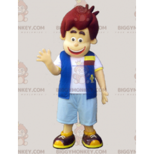 Costume da mascotte BIGGYMONKEY™ da ragazzo vestito con canotta