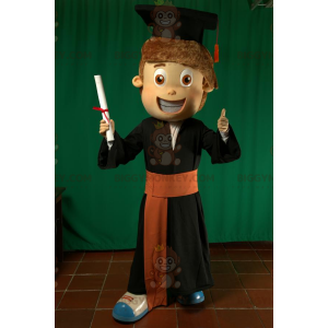 Fresh Graduate BIGGYMONKEY™ Mascot Costume with Hat and Gown –