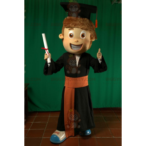 Fresh Graduate BIGGYMONKEY™ Maskottchen-Kostüm mit Hut und