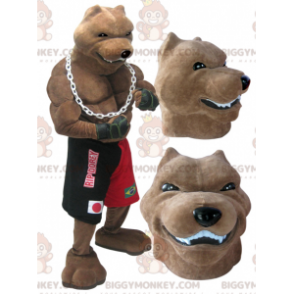 Costume de mascotte BIGGYMONKEY™ de chien de race géant et