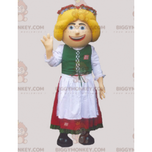 Costume de mascotte BIGGYMONKEY™ de Hollandaise d'Autrichienne