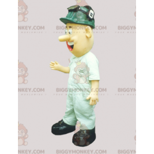BIGGYMONKEY™ Costume da mascotte da uomo vestito da operaio