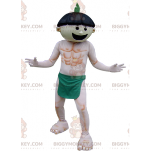 Traje de mascote masculino BIGGYMONKEY™ vestindo apenas tanga