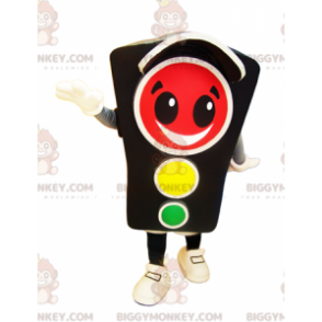 Smiling Traffic Light BIGGYMONKEY™ Mascot Costume Green Light