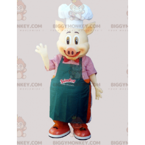 BIGGYMONKEY™ Costume da mascotte da cucina da cuoco di maiale