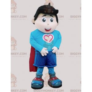 Costume da mascotte BIGGYMONKEY™ da bambino con mantello e