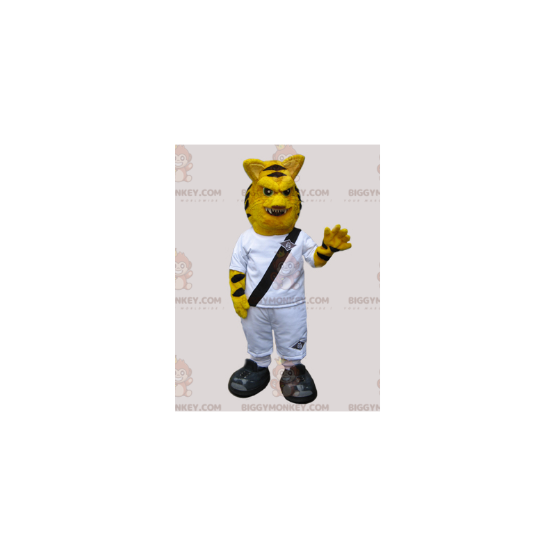 Traje de mascote de tigre de aparência feroz BIGGYMONKEY™