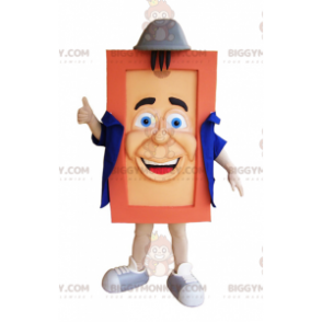Costume de mascotte BIGGYMONKEY™ de bonhomme avec le visage