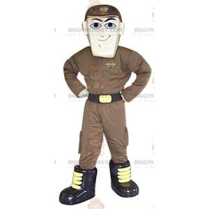 BIGGYMONKEY™ costume della mascotte dell'uomo in abito