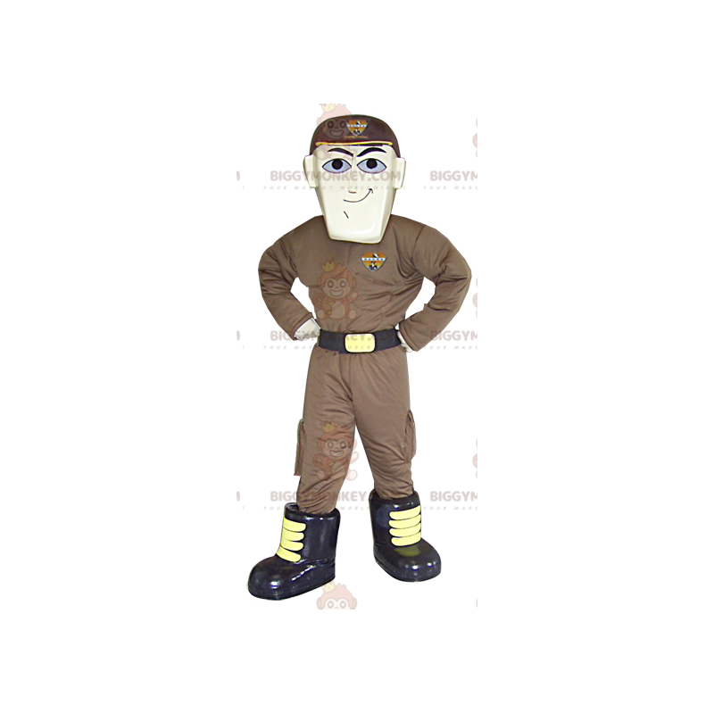 Fato de mascote BIGGYMONKEY™ de homem com roupa futurista Fato