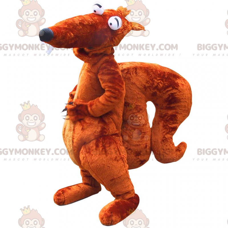 Traje de mascote BIGGYMONKEY™ Esquilo gigante marrom com cauda