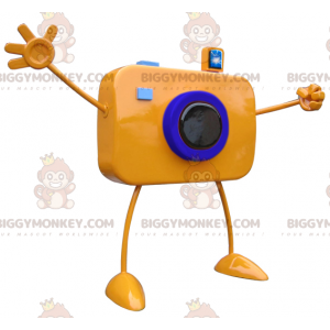 Orange Giant Camera Big Arms BIGGYMONKEY™ Maskottchen-Kostüm -