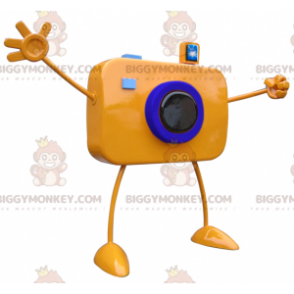 Orange Giant Camera Big Arms BIGGYMONKEY™ Maskottchen-Kostüm -