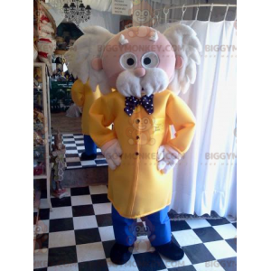 Costume da mascotte del nonno BIGGYMONKEY™ molto elegante con