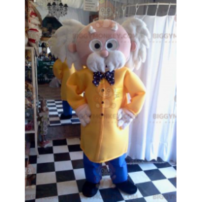 Costume da mascotte del nonno BIGGYMONKEY™ molto elegante con