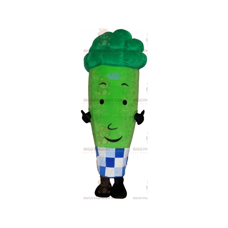Broccoli grøn grøntsag BIGGYMONKEY™ maskotkostume. grøn mand -