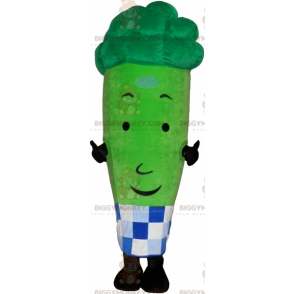 Costume da mascotte BIGGYMONKEY™ verdura verde broccoli. uomo