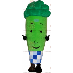 Kostým maskota BIGGYMONKEY™ s brokolicí a zelenou zeleninou.