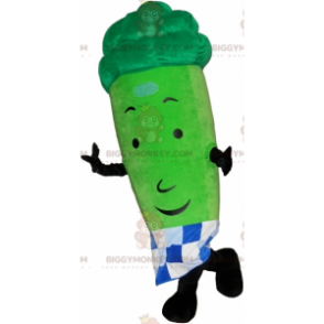 Costume da mascotte BIGGYMONKEY™ verdura verde broccoli. uomo