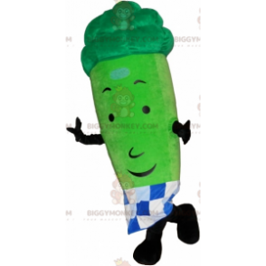 Costume de mascotte BIGGYMONKEY™ de légume vert de brocoli.