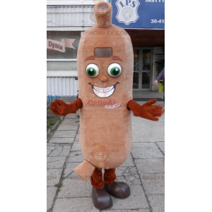 Costume da mascotte BIGGYMONKEY™ Salsiccia gigante. Costume da