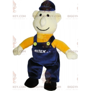 BIGGYMONKEY™ Costume da mascotte lavoratore uomo vestito con