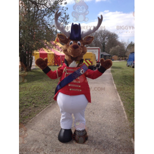 Circus Costume Caribou Reindeer BIGGYMONKEY™ Mascot Costume –