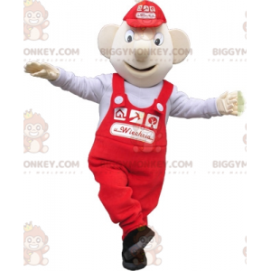 Garage Worker Salesman BIGGYMONKEY™ Mascot Costume –