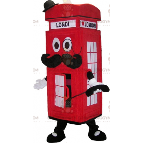 London Telephone Booth BIGGYMONKEY™ Mascot Costume. London