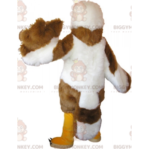 BIGGYMONKEY™ Disfraz de mascota de águila blanca y marrón de