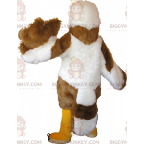 BIGGYMONKEY™ Wicked Looking White And Brown Eagle Mascot