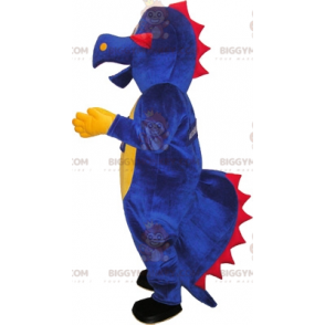 BIGGYMONKEY™ Red Yellow and Blue Dragon Dinosaur Mascot Costume